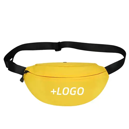  Customizable Classic Waist Bag with Earphone Port and Adjustable Strap